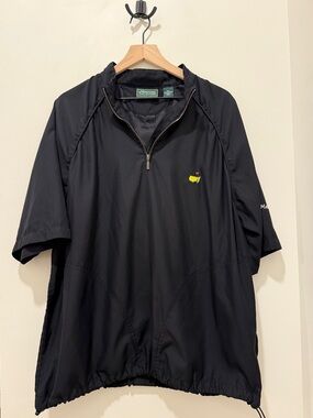 Masters Collection Short Sleeve 1/4 Zip Golf Windbreaker